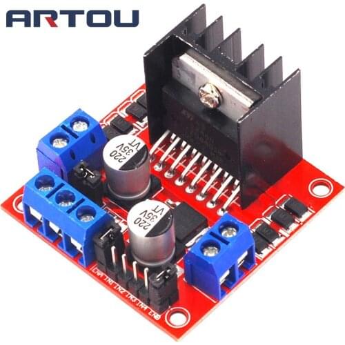 5PCS New Dual H Bridge DC Stepper Motor Drive Controller Board Module L298N for Arduino smart car robot