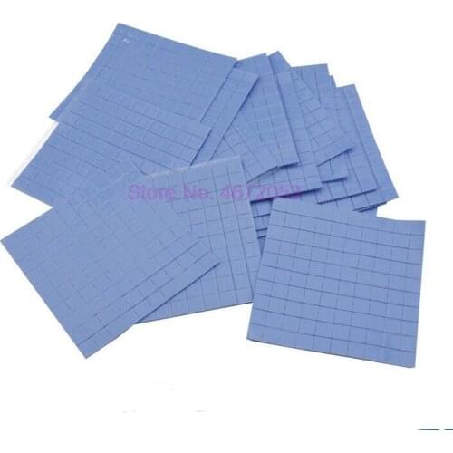 500pcs/lot 0.5mm Thermal Pad Adhesive GPU CPU Conductive Silicone Pads Heatsink Radiator Cooling Heat Sink Cooler Pc Laptop