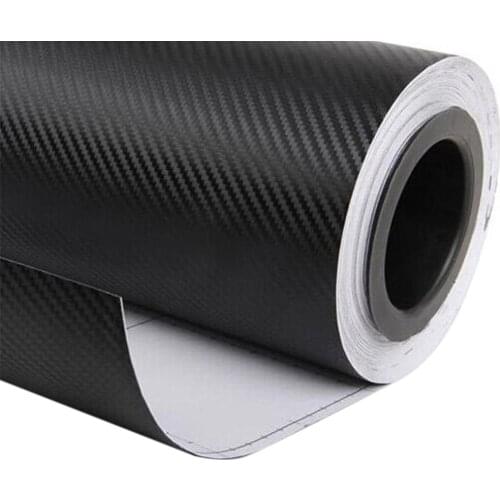 127cmX30cm 3D Carbon Fiber Vinyl Film Car Accessories Motorcycle Carbon Fibre Car Wrap Sheet Roll Film Sticker Decal Car Styling