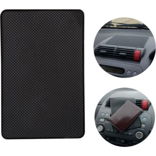 Car Decoration Anti-slip Mat Mobile Phone Ornaments Parking Block Storage Rubber Mat Multi-function Car Instrument Panel Decor