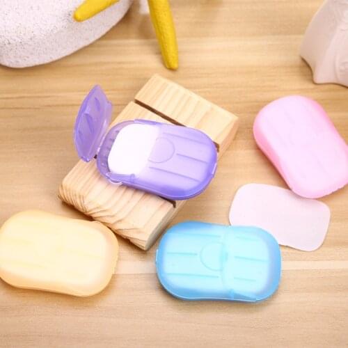 Travel Scented Soap Bath Child Hand Washing Soap Paper 1pc Tube Portable Petal Soap Flower Shape Fruity Odour for Random Colors