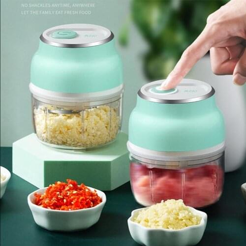 Electric Garlic Masher Sturdy Durable Mini Crusher Chopper USB Charging For Crushed Garlic Crushed Ginger Crushed Fresh Chili