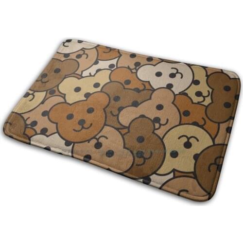 Jumble Teds Mat Rug Carpet Anti-Slip Bedroom Entrance Door Mat Bear Teddy Teddybear Pride Gay Cute
