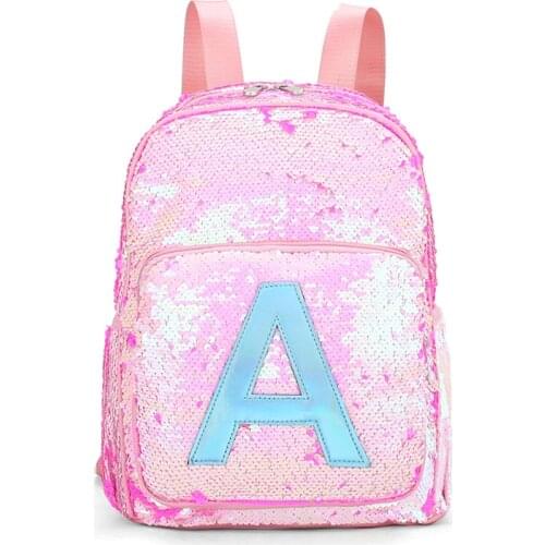 Girls Shining Sequins Leather Backpack Women Small Travel Shoulder Schoolbag Cute Small Backpacks Leisure Student Schoolbag
