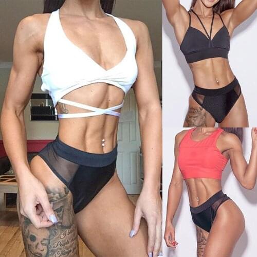 Summer Swimwear Women Bikini Panties Black Mesh Patch Briefs Swimsuit Beachwear High Waist Bathing Bottoms