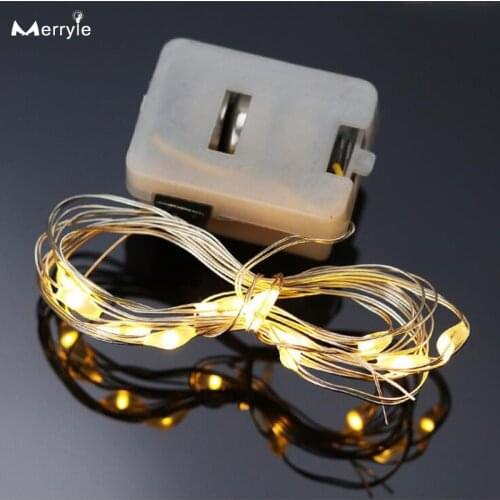 MERRYLE LED String Lights With Transparent Wire
