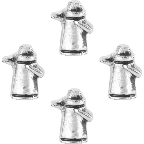 20Pcs/Lot F230 Metal Thermos Water Bottle Shaped Floating Charms Making Daily Necessities Locket Jewelry