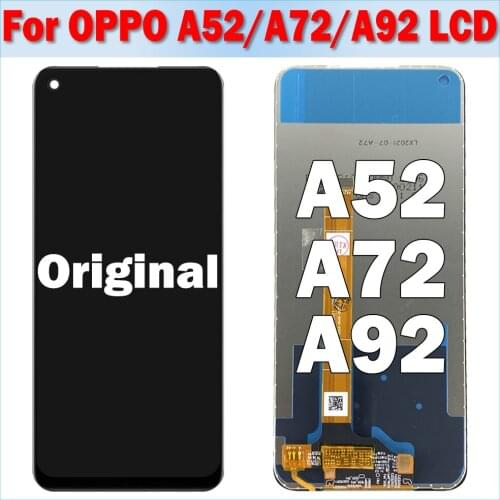 Original Display Replace 6.5"For Oppo A92 A72 A52 LCD Touch Digitizer Screen Assembly CPH2059 CPH2061 CPH2069 CPH2067
