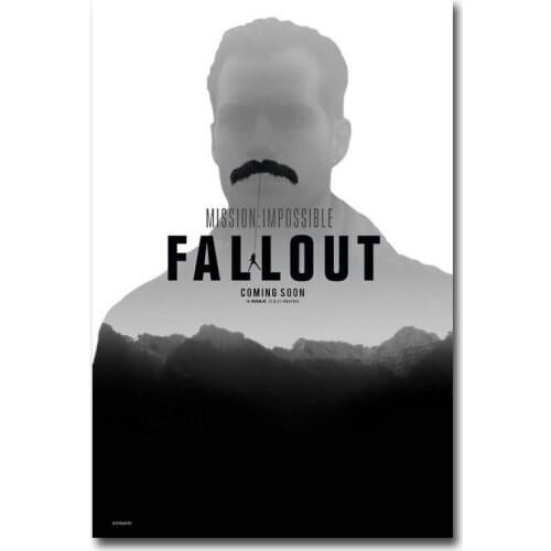 Mission Impossible Fallout Movie 2 Silk Cloth Poster Art Bedroom Decoration