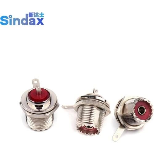 Sindax UHF Female connector RF Connector UHF Adapter UHF Female Connector UHF M Socket 10 PCS