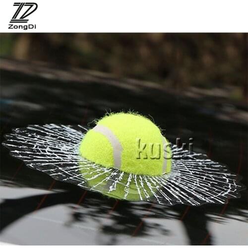 ZD Car Styling Tennis Hits Car Window Sticker for Alfa Romeo Chevrolet Aveo Captiva Ford Focus 3 Fiesta Mondeo Kuga Fusion 2017