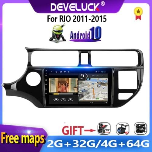 T3L Android 9.0 Car Radio for KIA RIO 2011 2012 2013 2014 2015 2din Multimedia Video Navigation GPS Player 4G+Wifi Split Screen