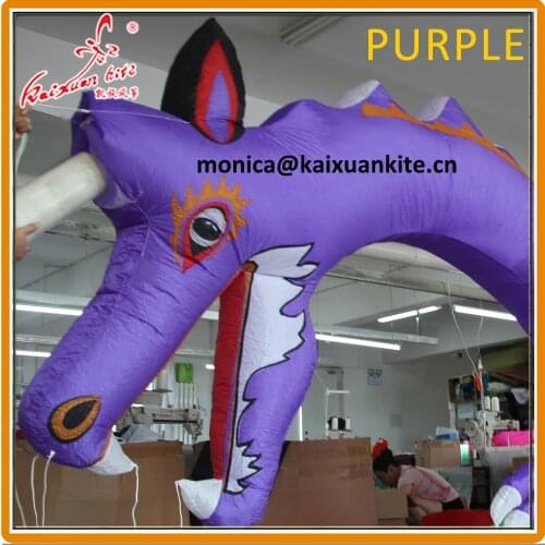 Weners dragon kite Line Laundry, inflatable show kite from Weifang kaixuan kite factory