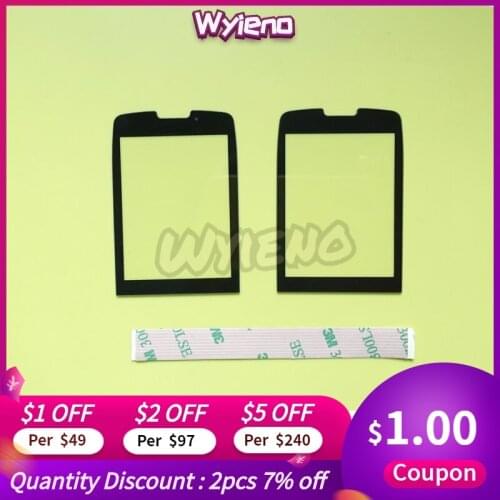 Wyieno 5/10/20Pcs/Lot X5500 Front Glass Screen For Philips Xenium X5500 Glass Lens Front Panel With Tracking