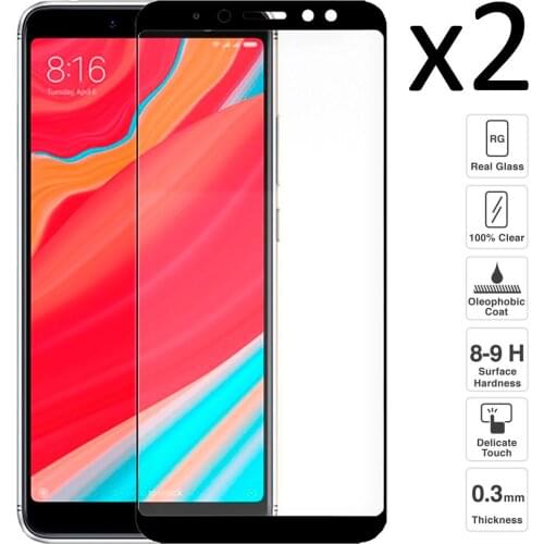 Xiaomi Redmi S2, Set 2 pieces crystal screen Protector tempered