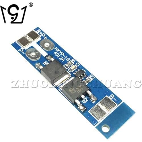 1PCS 1S 3.7V lithium battery protection board prevents overcharge and overdischarge short circuit HXYP-1S-4012A