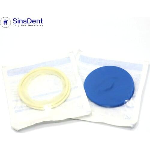 1Pcs Dental O Shape Rubber Dam Blue Rice White Dental Mouth Opener Cheek Retractors For Surgery Dental Instruments