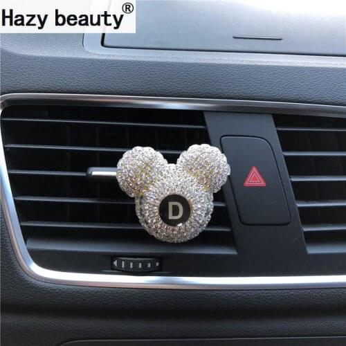 26 English letters Car Perfume clip for air conditioner outlet Car fashion accessories Car-styling Car Air Freshener