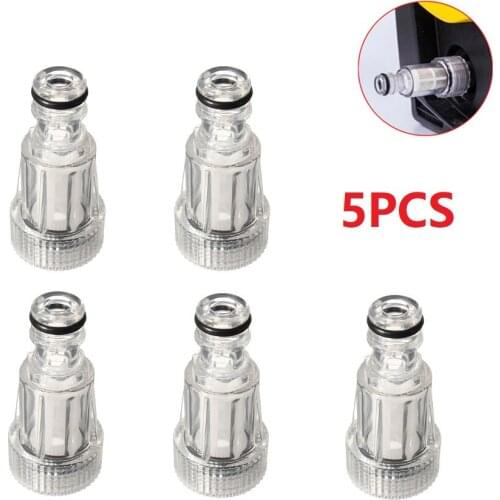 5pcs Car Washing Machine Water Filter High-pressure Connection Fitting For Karcher K2 K3 K4 K5 K6 K7 Series Pressure Washers
