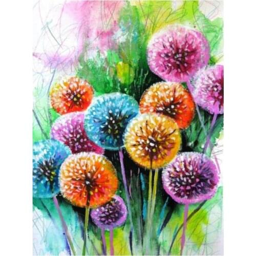 5d dandelion diamond painting full flowers rhinestone embroidery mosaic stickers decor diamond dot tapestry posters wall papers