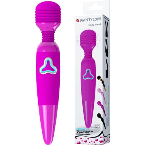 7 Modes Body Massage Powerful Magic Wand Massager AV Wand Vibrator Sex Products USB Rechargeable Vibrators Sex Toys for Women