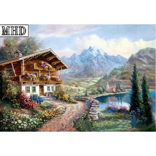 Full square drill Landscape Tree 5d diy Diamond Painting Suite 3d Diamond Embroidered Diamond Mosaic Home Decor Kit