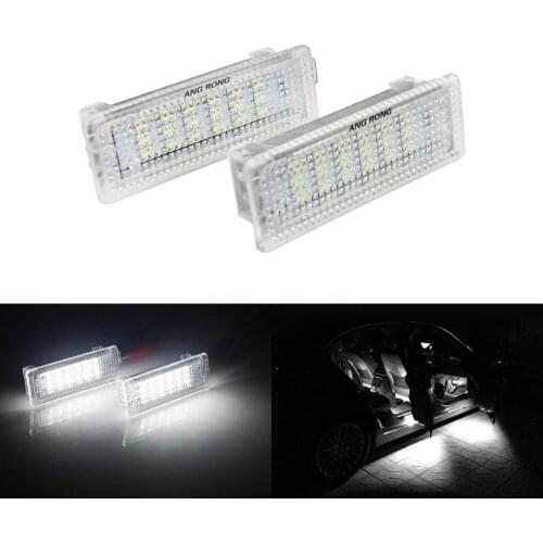ANGRONG 1 Pair Canbus LED Footwell Door Courtesy Interior Light Glove Box Reading Lamp For BMW E92 E81 E87 F20 E60 1 3 5 Series