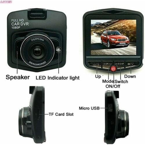 Car Dashboard DVR Camera Video Recorder Night Vision Dash Cam 2.4" Vehicle 1080P Hotsale
