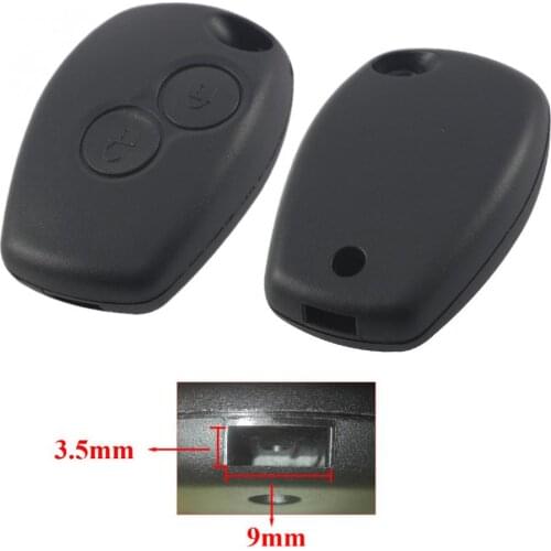 2 Buttons Car Key Shell Remote Fob Cover Case For Renault Dacia Modus Clio 3 Twingo Kangoo 2