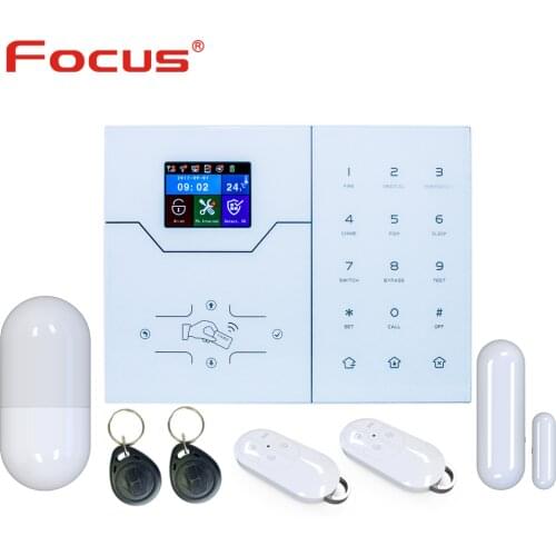 Spanish Language menu HA-VGW Wifi Alarm GSM Smart Home Security Alarm System Anti-burglar Security Alarm System