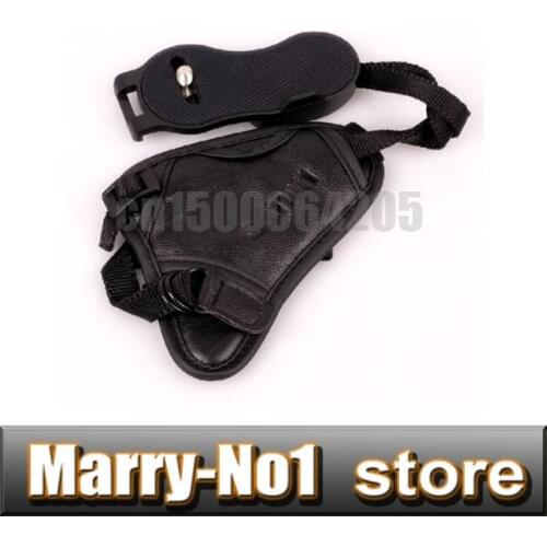 Free shipping Leather Wrist Hand Grip Strap for T4i T3i T3 T2i T1i 50D 60D 5D 7D 5D2 5D3 1000D 650D 600D DSLR SLR Cameras