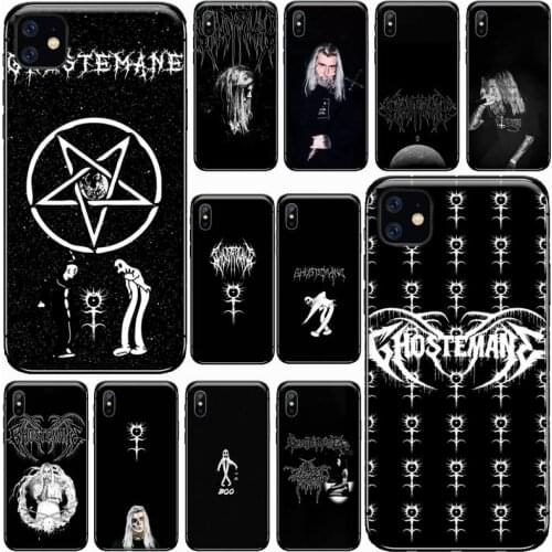 Ghostemane Cool Logo Phone Case For IPhone 11 12 Pro XS MAX 8 7 6 6S Plus X 5S SE 2020 XR