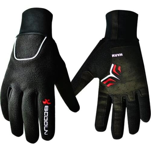 Men Women Winter Waterproof Full Finger Touch Screen Cycling Gloves Reflective Thicken Road Mountain Bike MTB Gloves