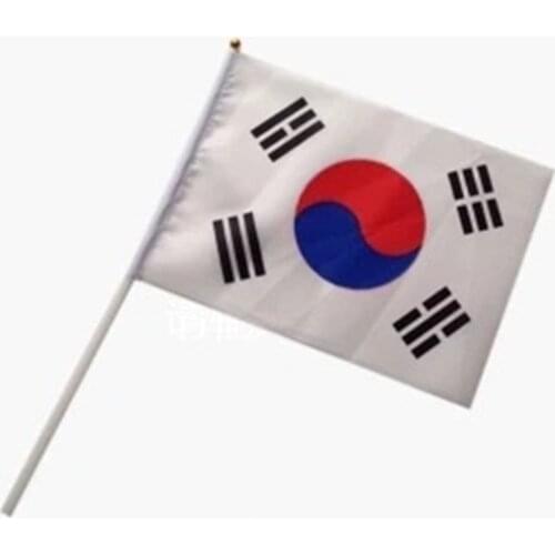 National Flag 5pcs 14 * 21cm Serbia, Nigeria, Australia, Japan, Morocco, Panama, South Korea, Saudi Arabia Hand Waving Flag