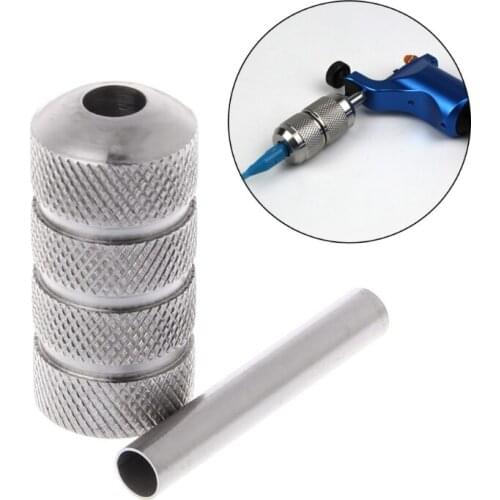 Stainless Steel Tattoo Grip 22MM Professional Tattoo Machine Grips Tubes Tool 667D