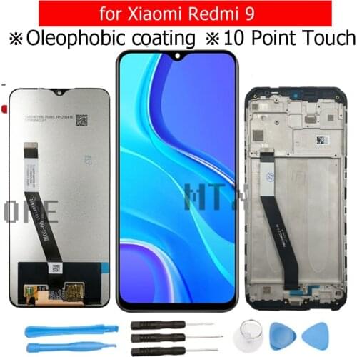 Original LCD for Xiaomi Redmi 9 LCD Display Touch Screen Digitizer Assembly LCD Display TouchScreen Repair Parts