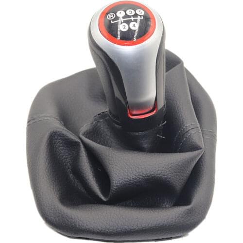 5-Speed MT Manual Transmission Gear Shift Knob For VW GOLF 3 MK3 92-98 T4 91-04 VENTO 92-98 gear shift boot cover