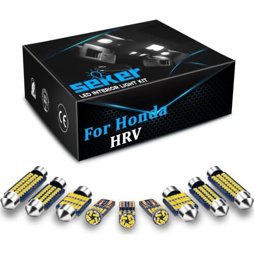 Seker Canbus For Honda HRV 2014 2015 2016 2017 2018 2019 2020 2021 Car Accessories Auto Interior LED Light Dome Lamp Error Free