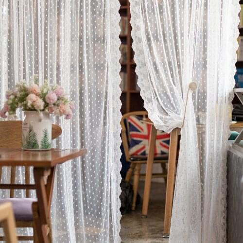 Curtains For Bedroom Living Room Lace Curtain Nordic Style White Window Treatment European Home Decor шторы cortinas