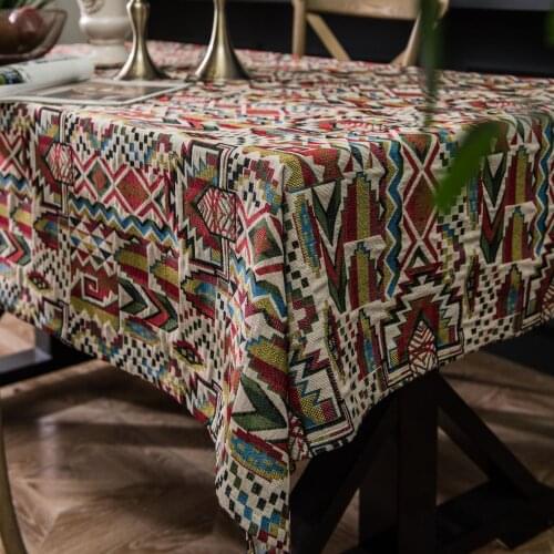 Nordic Tapete Home Decoration Manteles Rectangular Decorative Tablecloth Bohemia Table Cloth Dining Table Cover