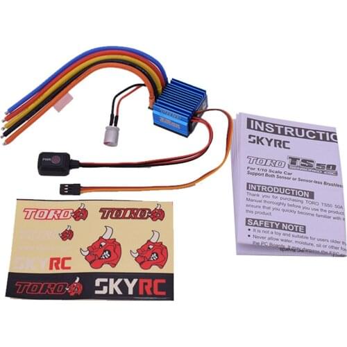 SKYRC TORO TS50 ESC Sensored Brushless ESC 1/10 50A For 1/10 RC Car model For Buggy Car Parts
