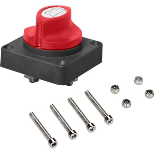 Waterproof Switch Electronic Boat Battery Isolator Heat-Resistant Brass With Screw Anti-fall Power Cut Off Durable Vehicle Parts