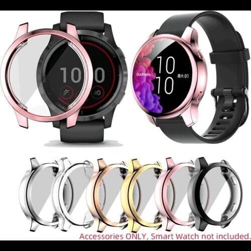 TPU Soft Screen Glass Protector Case Shell Frame For Garmin Venu 2/2S 40mm 45mm Watch Protective Bumper Venu2 Cover Accessories