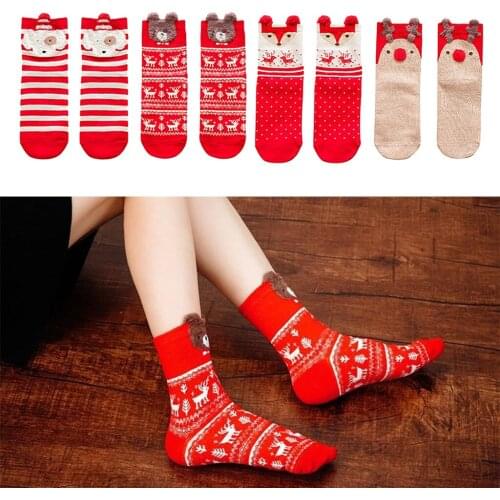1 or 4 Pairs Ladies Womens Sock Novelty Design Cotton Blend Socks One Size