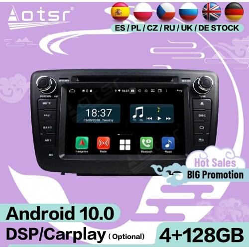 4+128G Carplay Multimedia Stereo Android 10 For Suzuki Baleno 2016 2017 2018 GPS Navigation Video Audio Radio Receiver Head Unit