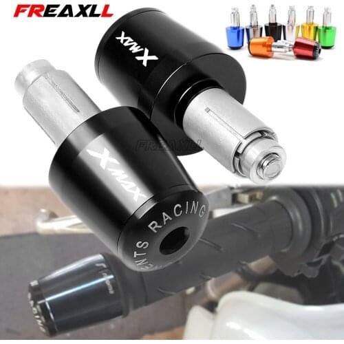 7/8'' 22mm For YAMAHA X-MAX XMAX X MAX 125 250 300 400 CNC Alumiunm Plugs Motorcycle Handlebar Moto Handle Bar Grips Cap Ends