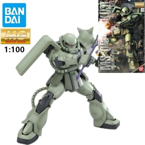 Bandai Mg 1/100 Mobiele Pak Variaties MS-06J Zaku Ii Ver.2.0 Gundam Effecten Action Figure Childrens Day gift Model Modificatie