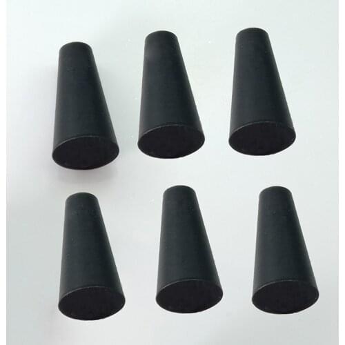 Black Conical Silicone Rubber Hole Plugs Tapered Stopper Blanking End Caps Seal Gasket
