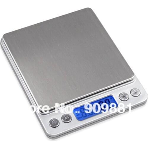 3000g 0.1g Digital Pocket Scale 3kg 0.1 Electronic Kitchen Scales Jewelry Food Diet Bench Weight Balance With Two Tray 4 Units