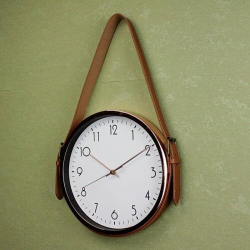 Digital Wall Clock Modern Design Creative Rose Gold Wall Clocks Metal Living Room Orologio Da Parete Home Decoration DL60WC